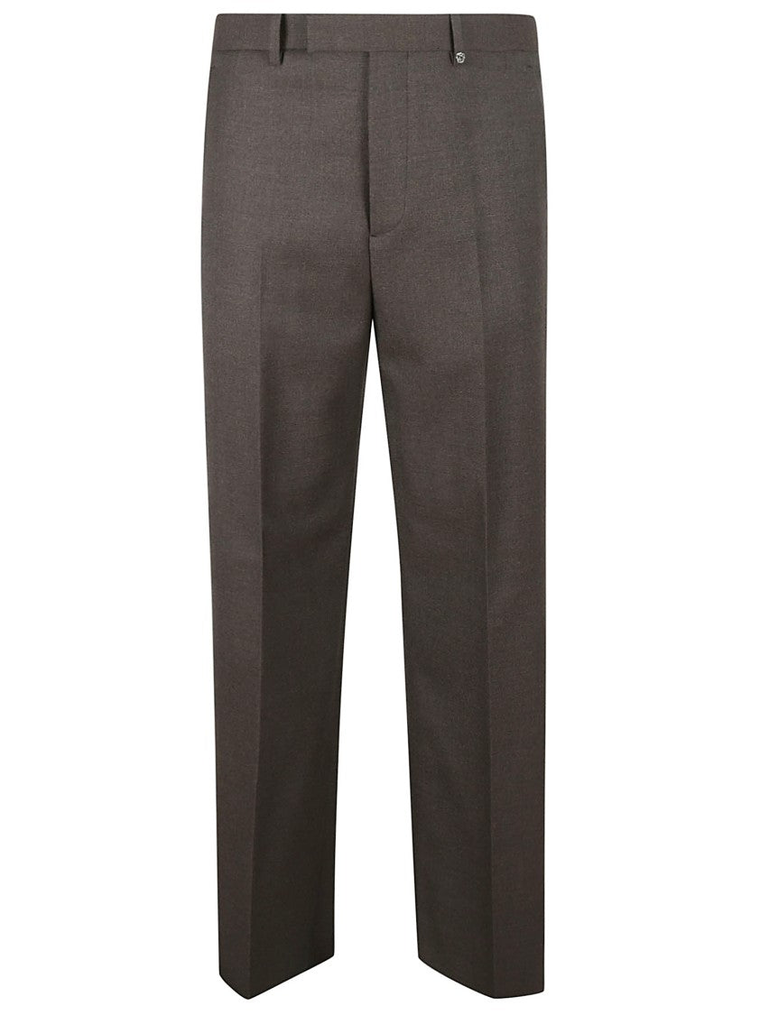 Tailored Straight Leg Wool Trousers