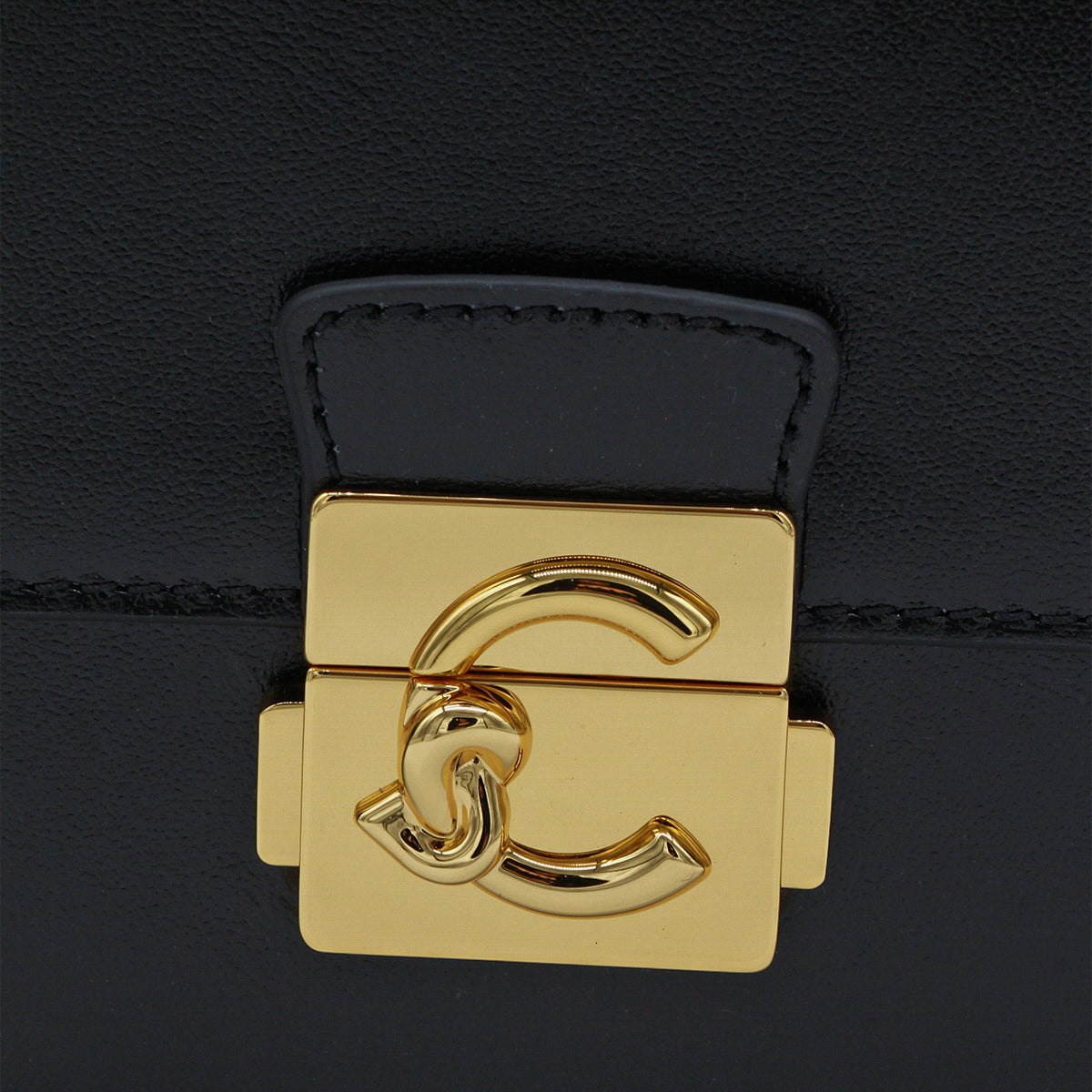 Rectangular Black Handbag