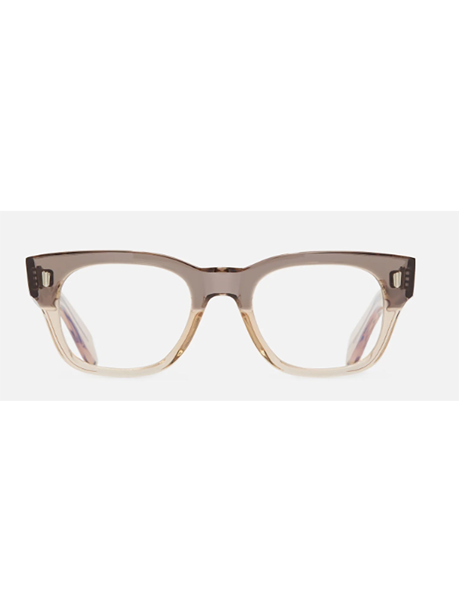 Rectangular Two-Tone Acetate Eyeglasses