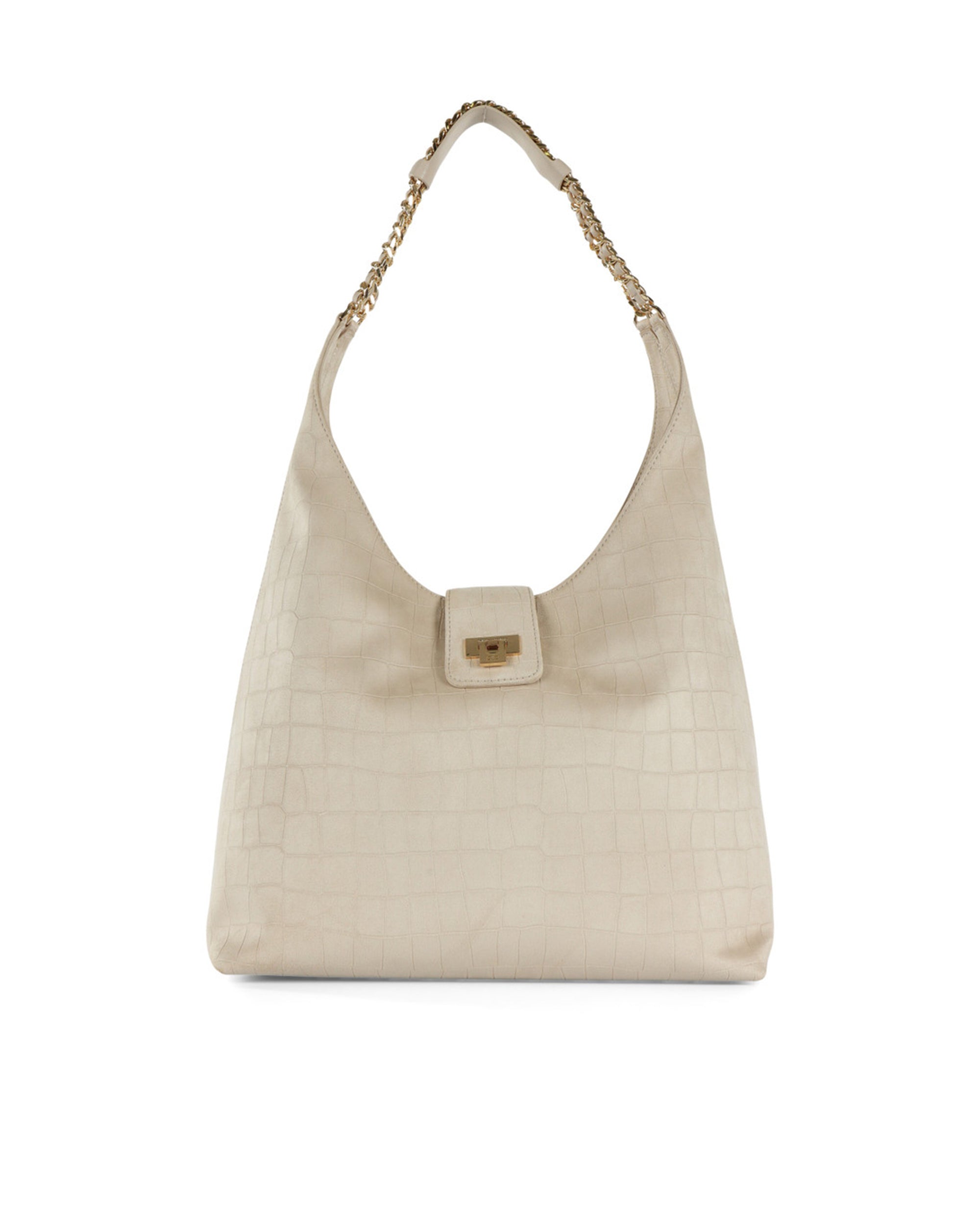 Vanilla Hobe Suede Bag