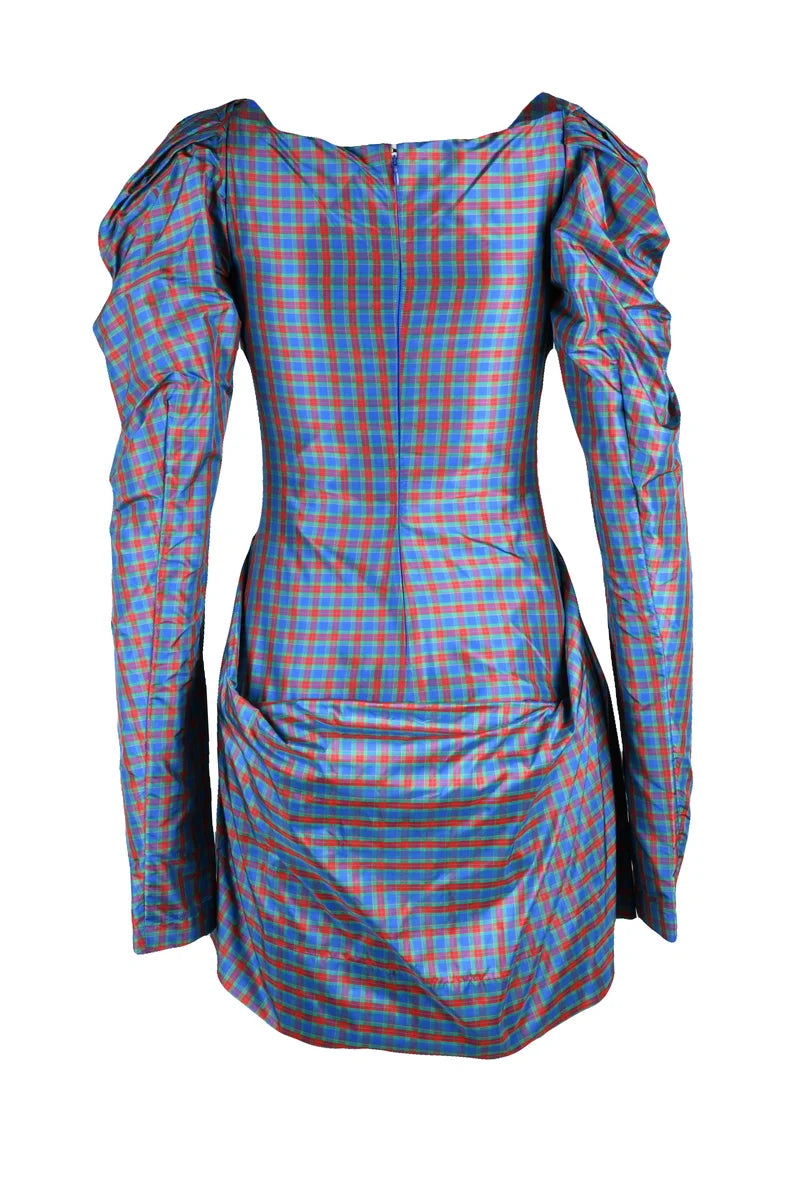 Iwona Dress - Blue/Green