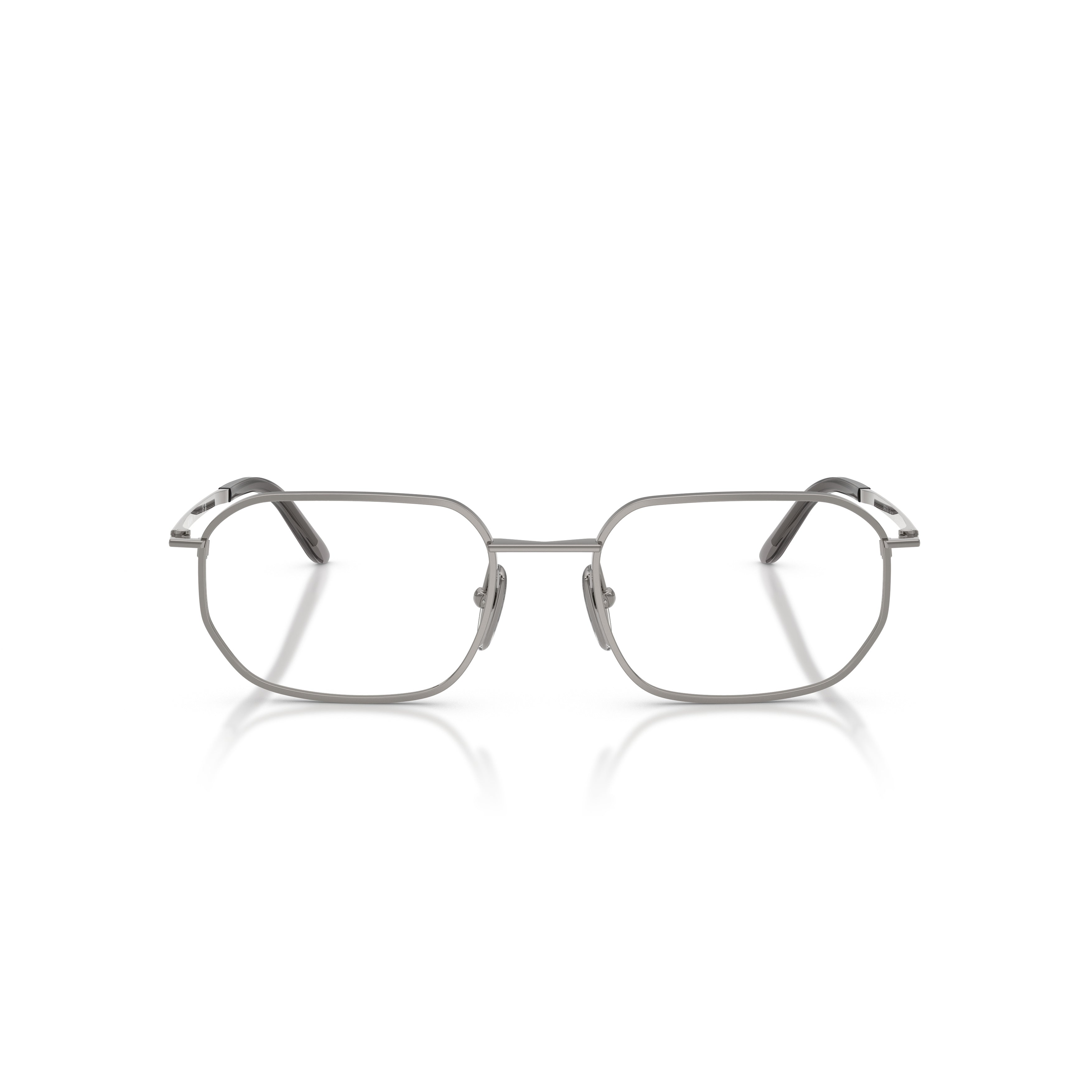 0pr D51v Geometric Rounded Metal Frame Eyeglasses