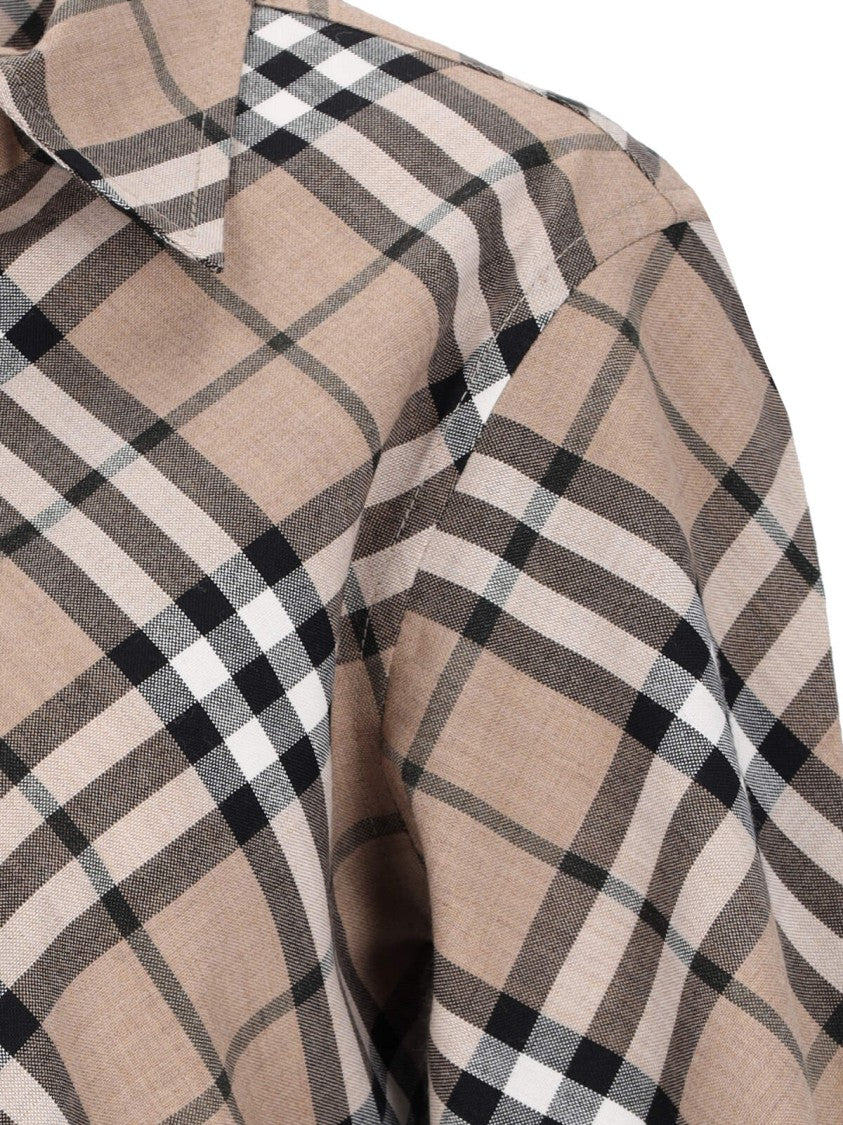 "Check" Shirt – Brown