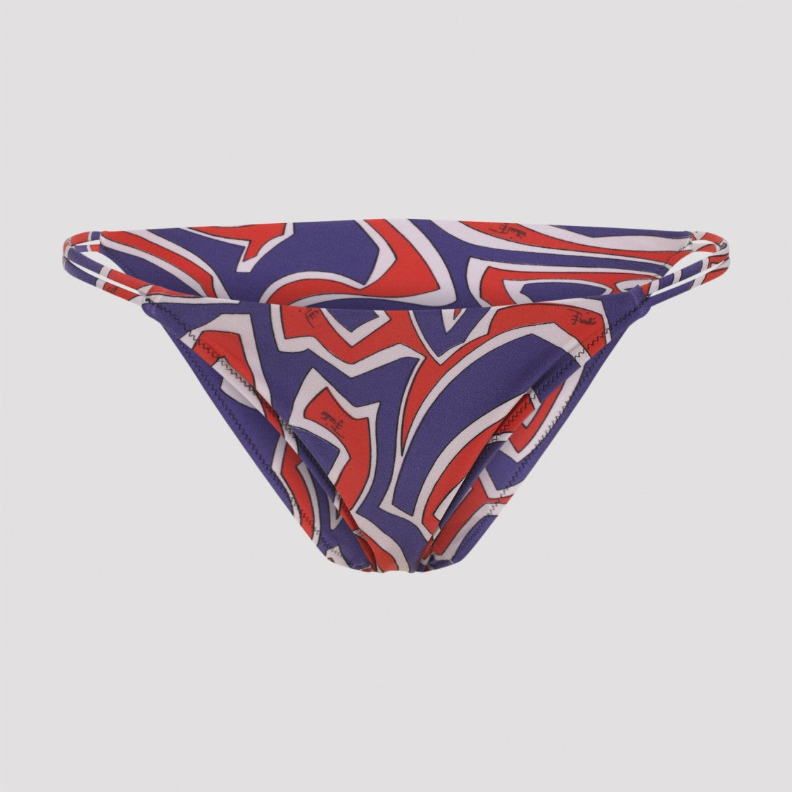 Multicolor Abstract Pattern Swim Bottom
