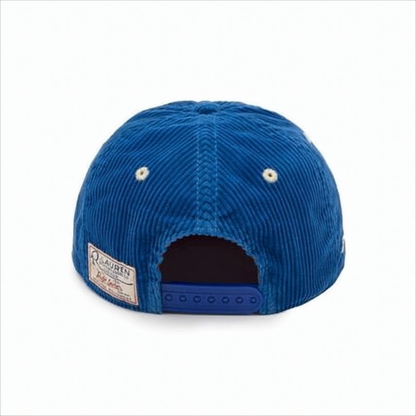 Corduroy Texture Cap with Embroidered Patches