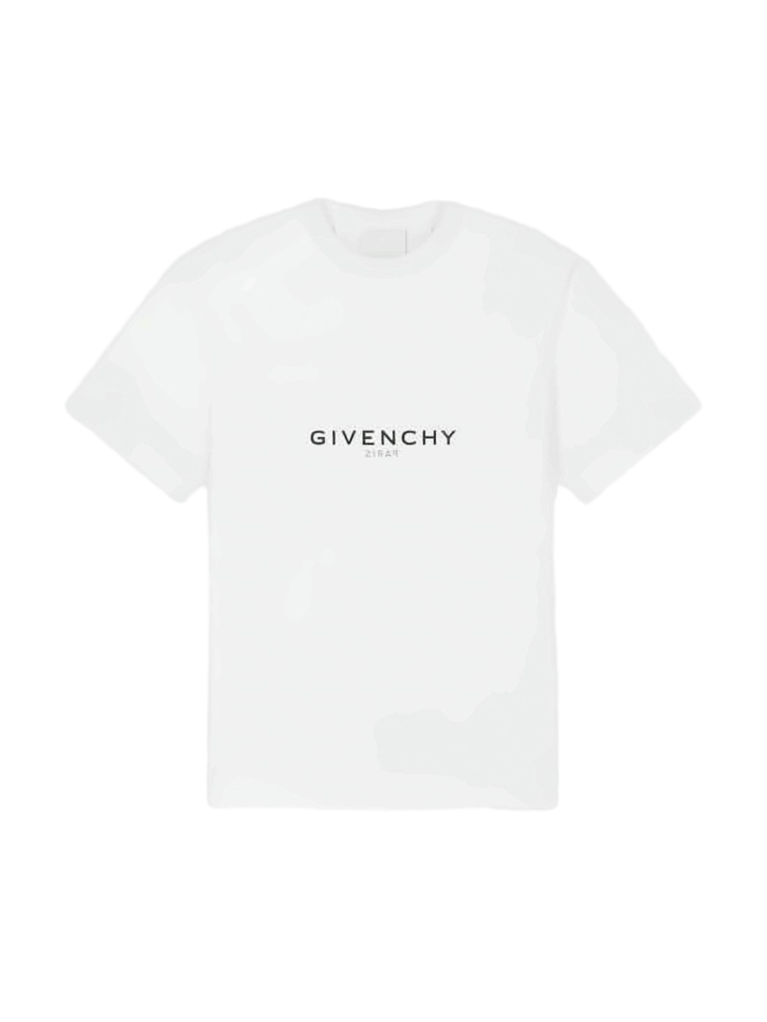 Short-Sleeved T-Shirt with Bold Logo and Contrasting Branding