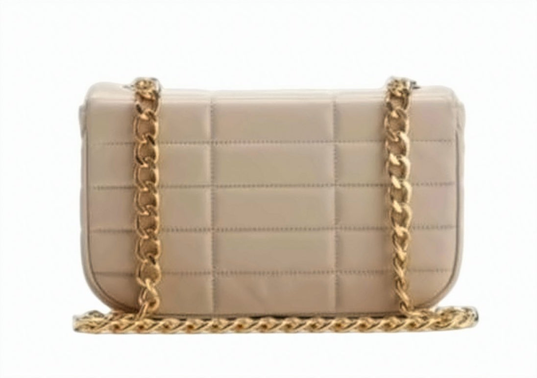 Quilted Goat Leather Shoulder Bag