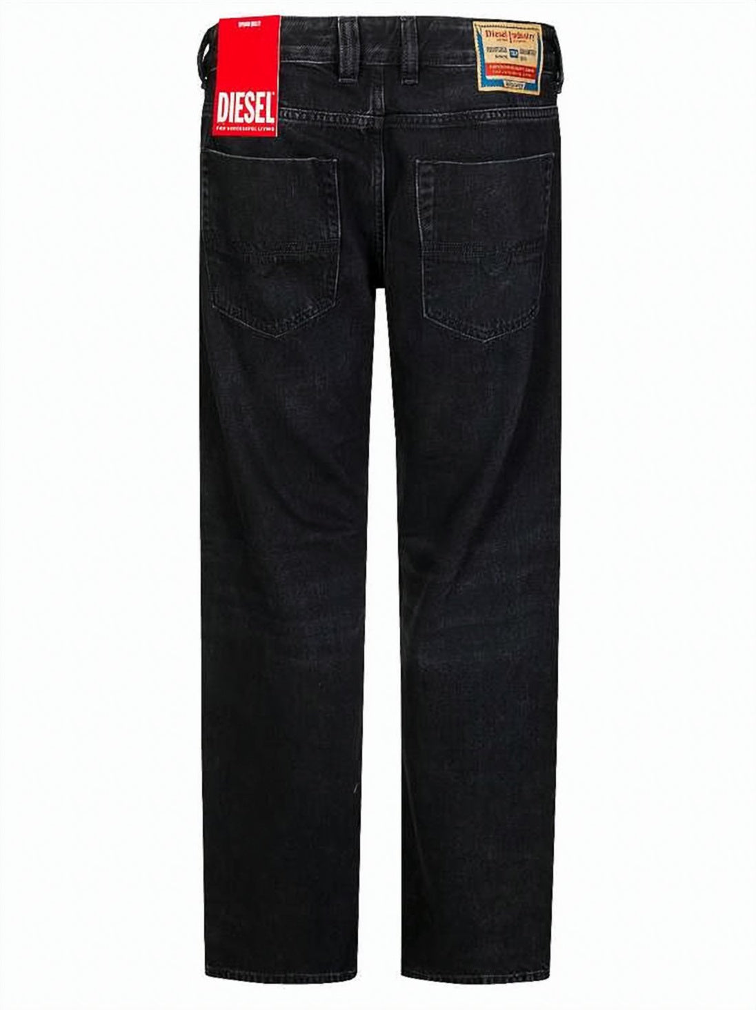 Straight-Leg Denim Pants