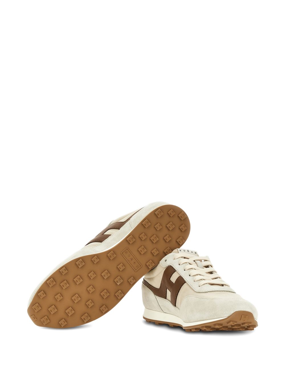 Silk and Nylon Construction Low-Top Sneakers