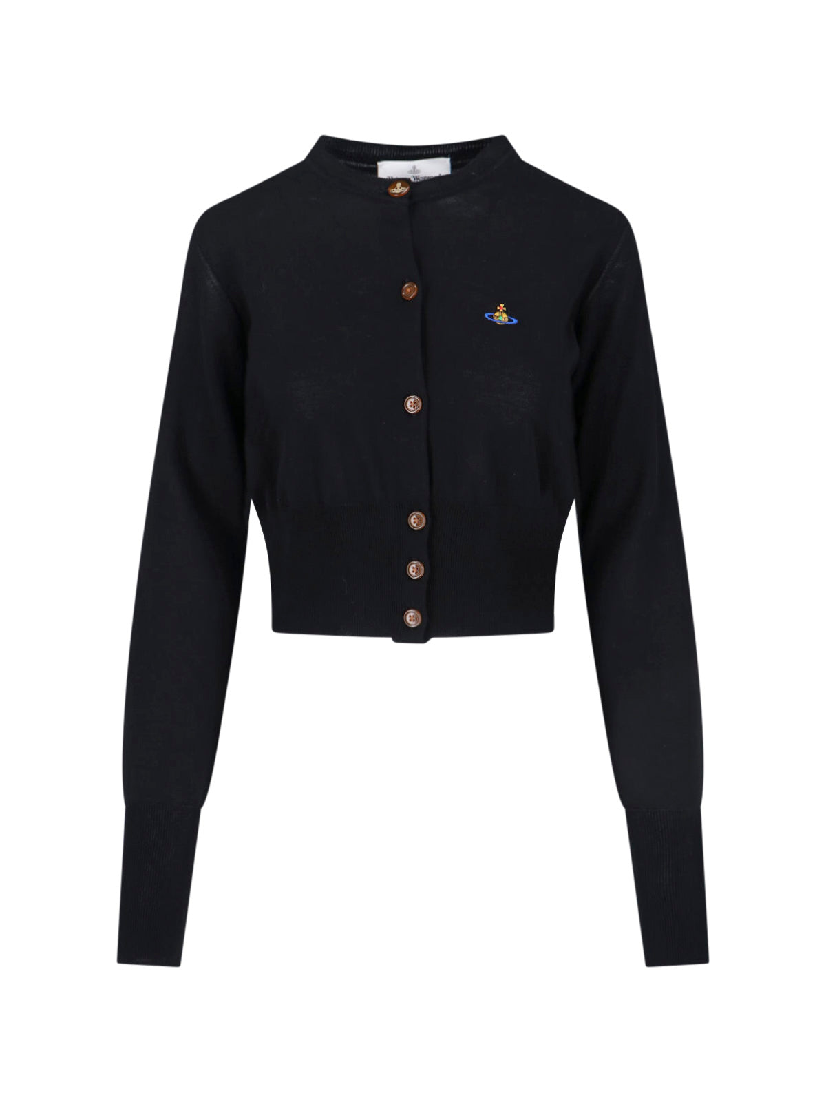 Black Bea Crop Cotton Cardigan