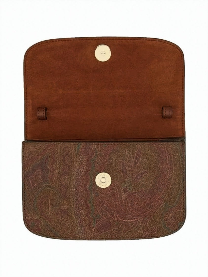 Textured Paisley Shoulder Bag