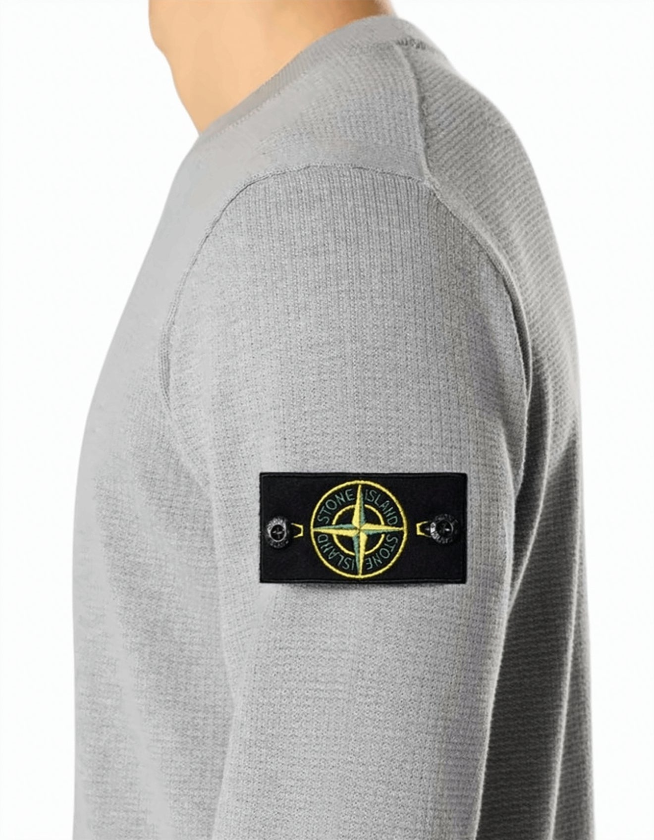 Organic Cotton Melange Pearl Grey Sweatshirt