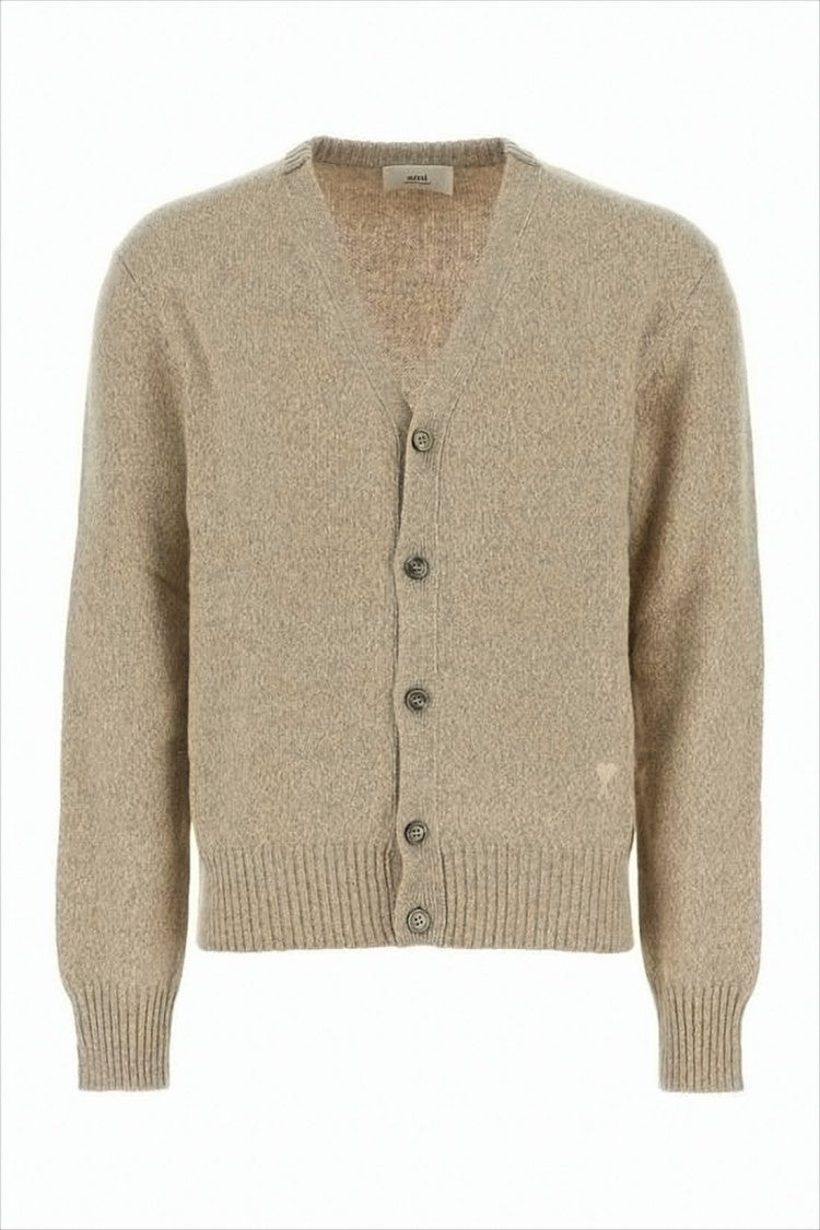 Cropped Cashmere and Wool Blend Cardigan
