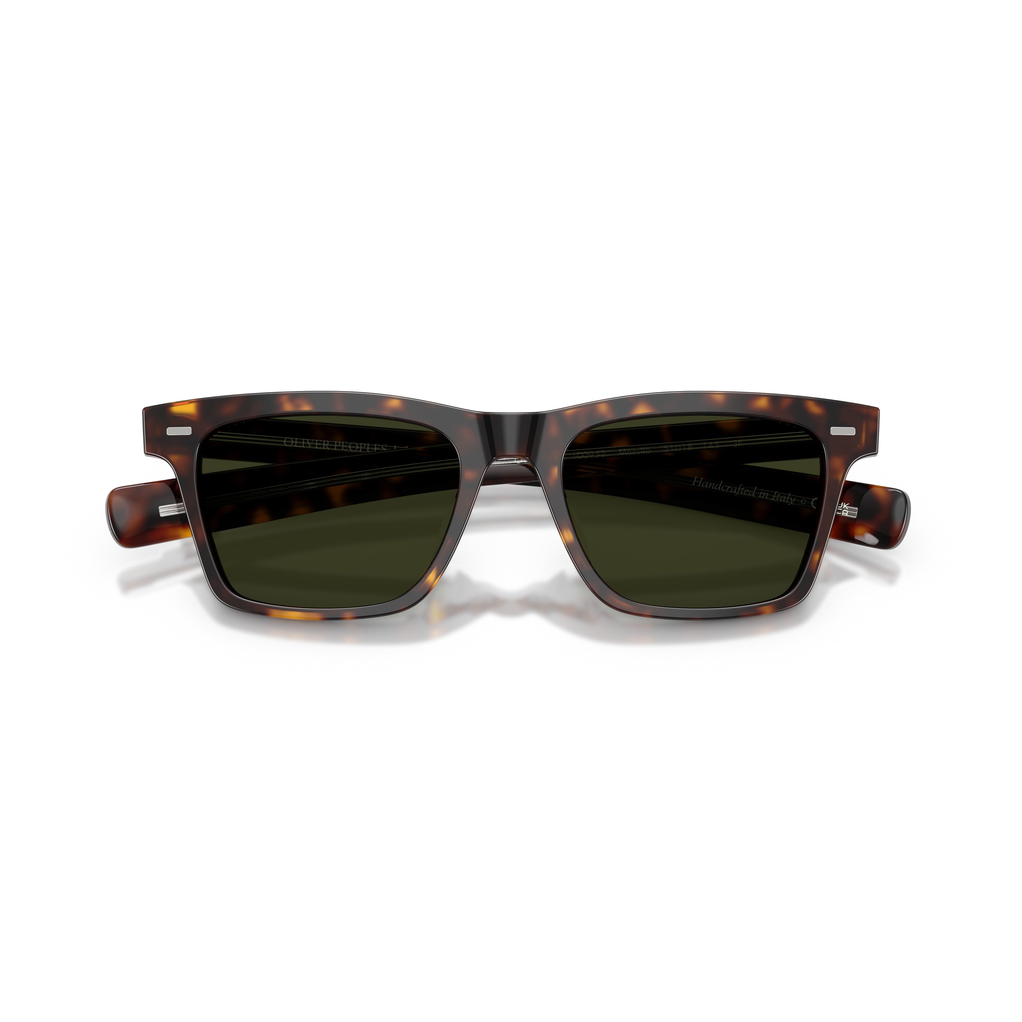 0ov5590su Tortoiseshell Acetate Sunglasses with Rectangular Frame