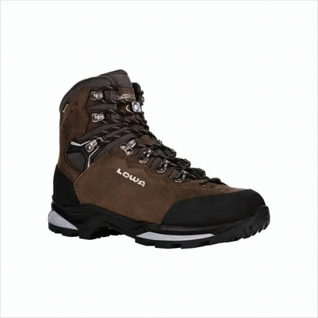 High-Ankle Nubuck Leather Hiking Boots with Vibram Sole