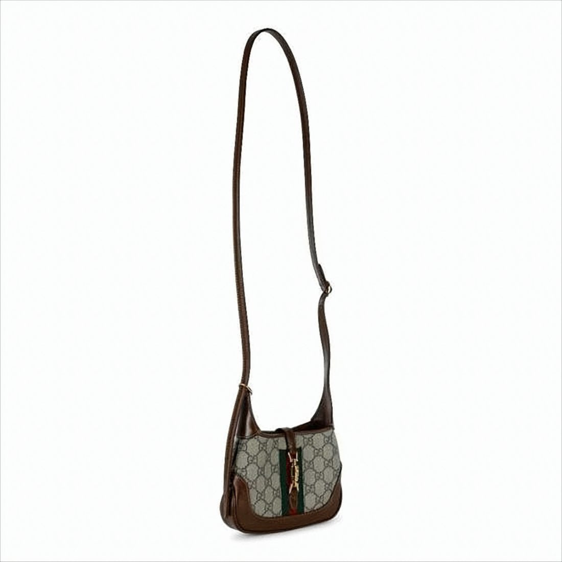 Canvas Mini Shoulder Bag with Signature Monogram