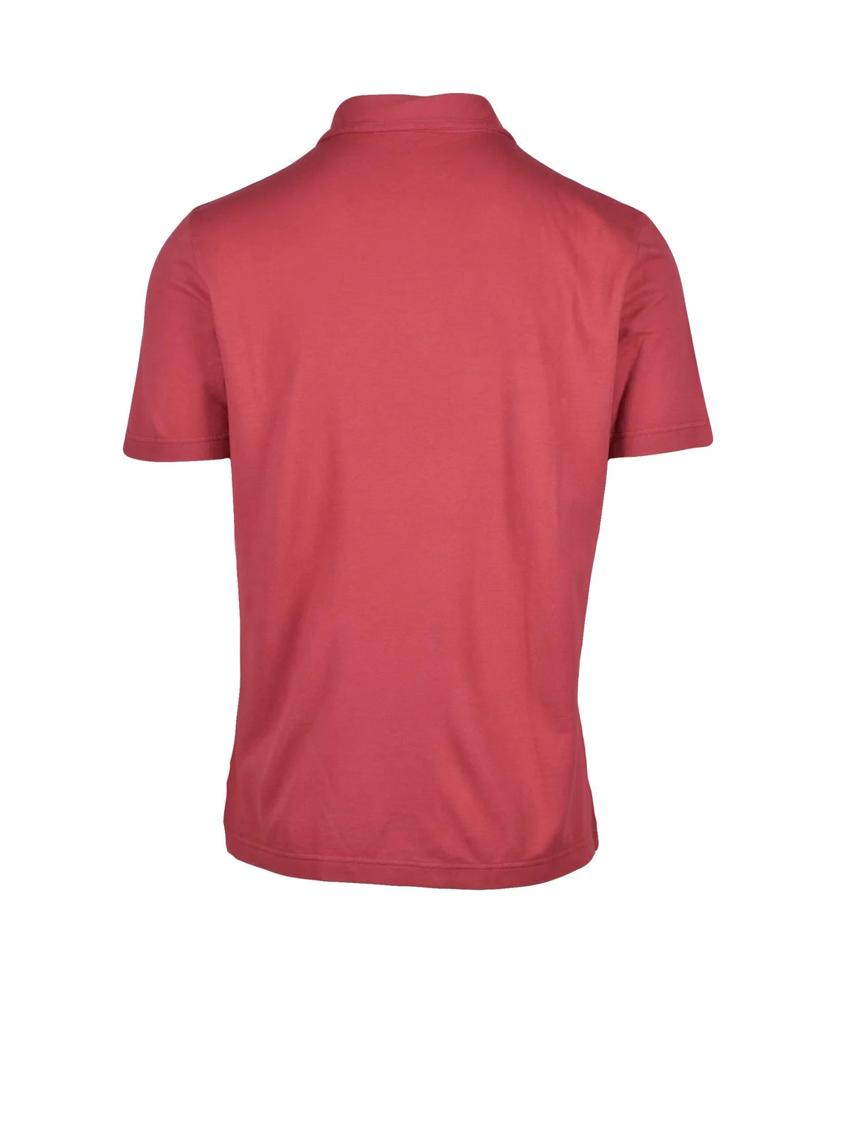 Red Cotton Polo Shirt