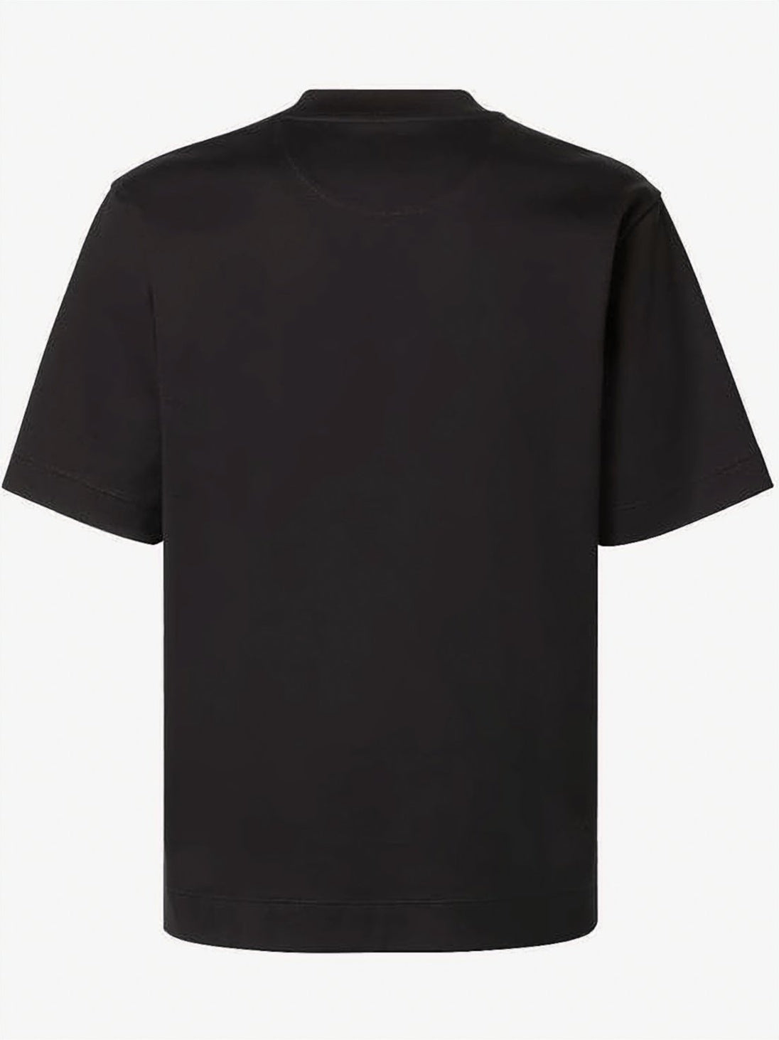 Relaxed Fit Black Cotton T-Shirt