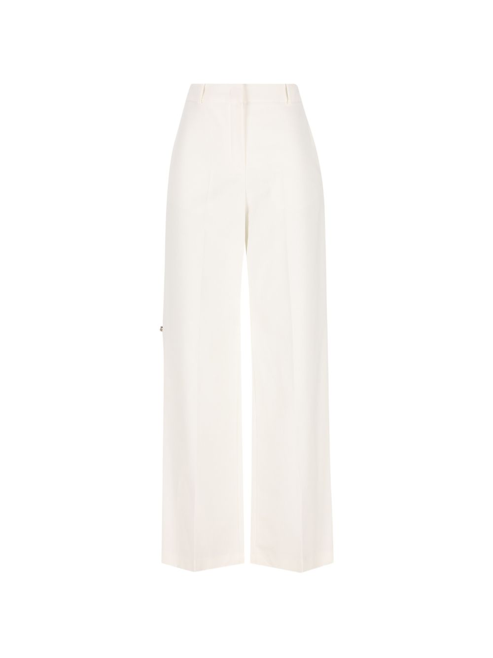 Straight-Leg Technical Cotton Canvas Trousers