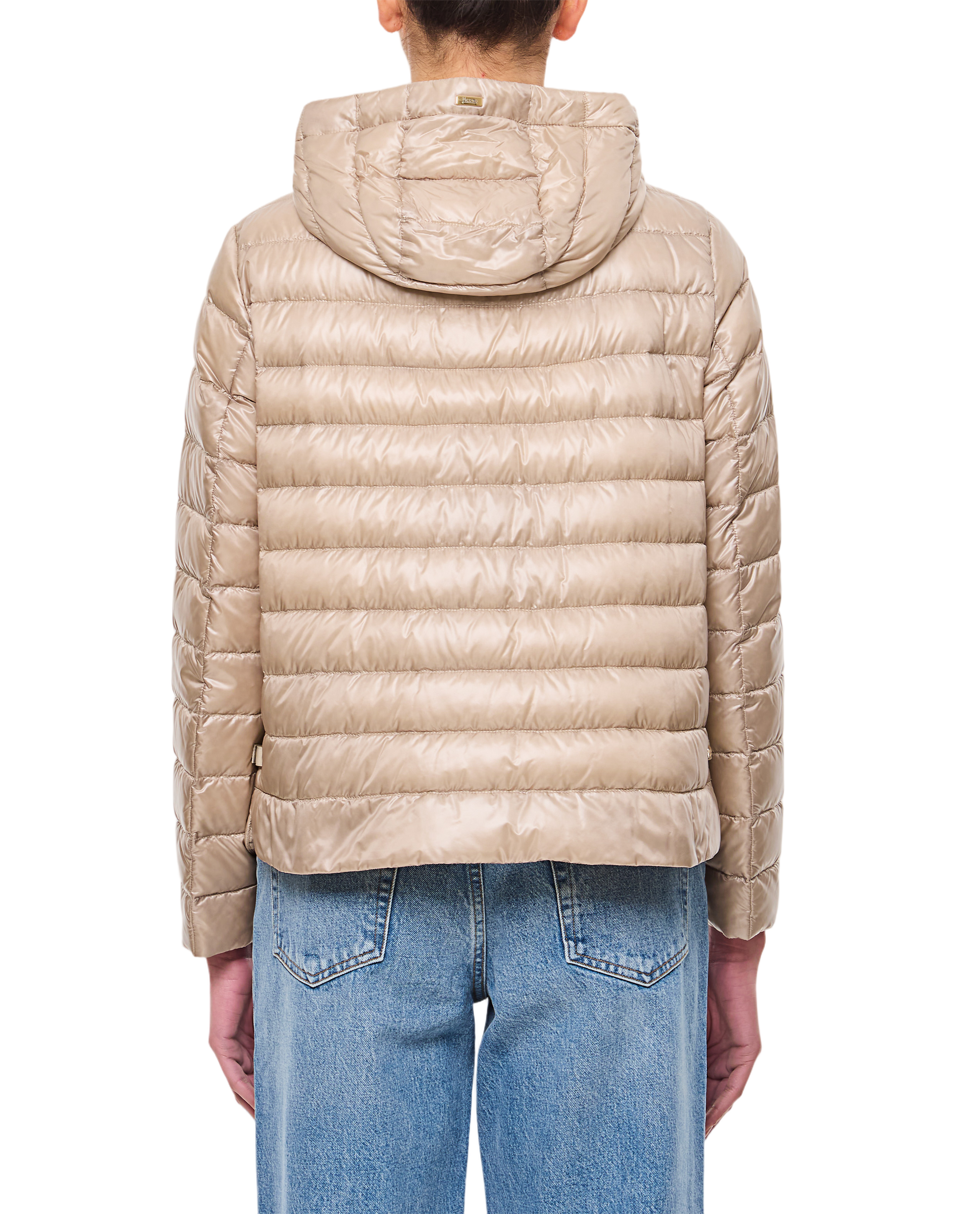 High Hooded Down Jacket