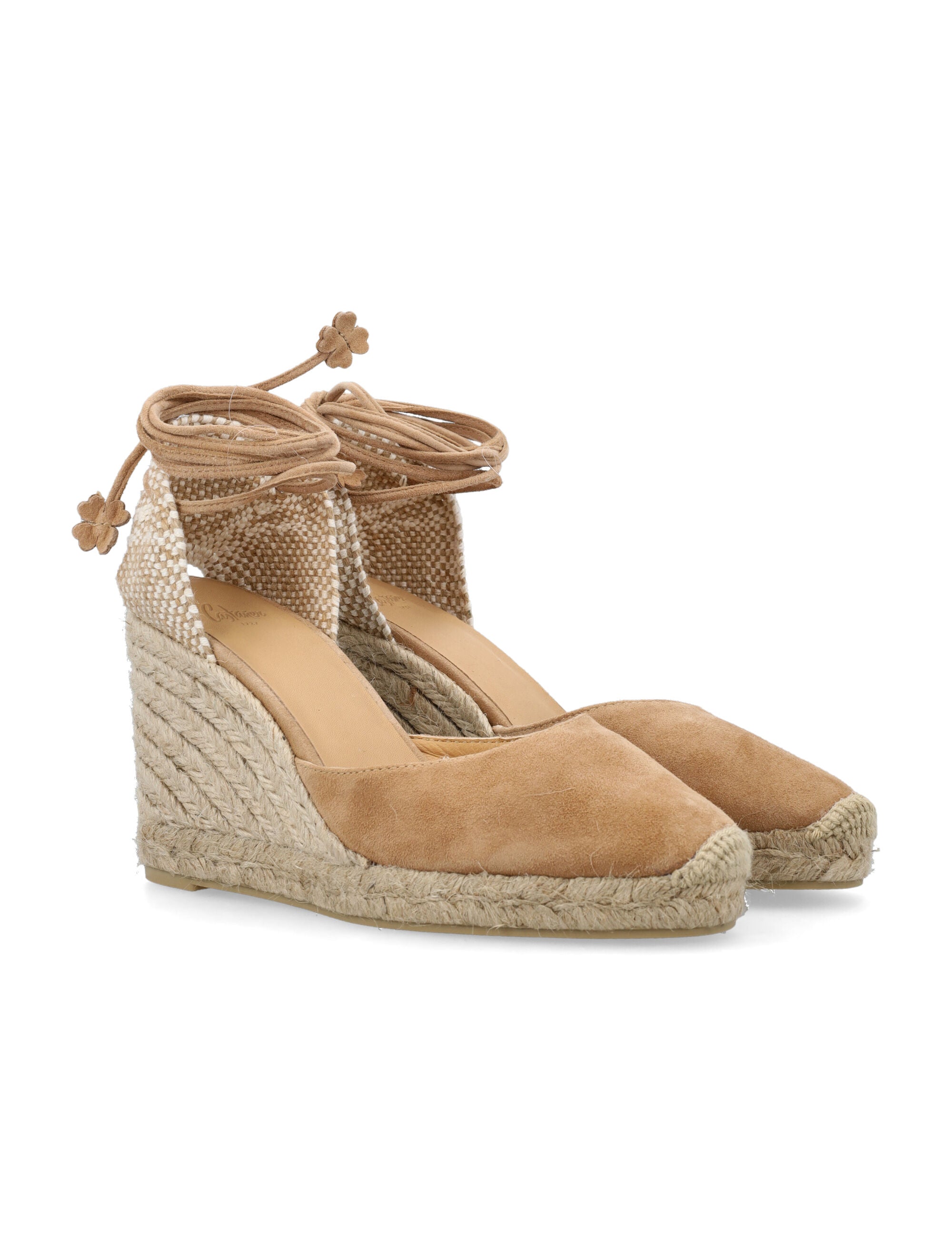 Carina Suede Wedge Espadrilles