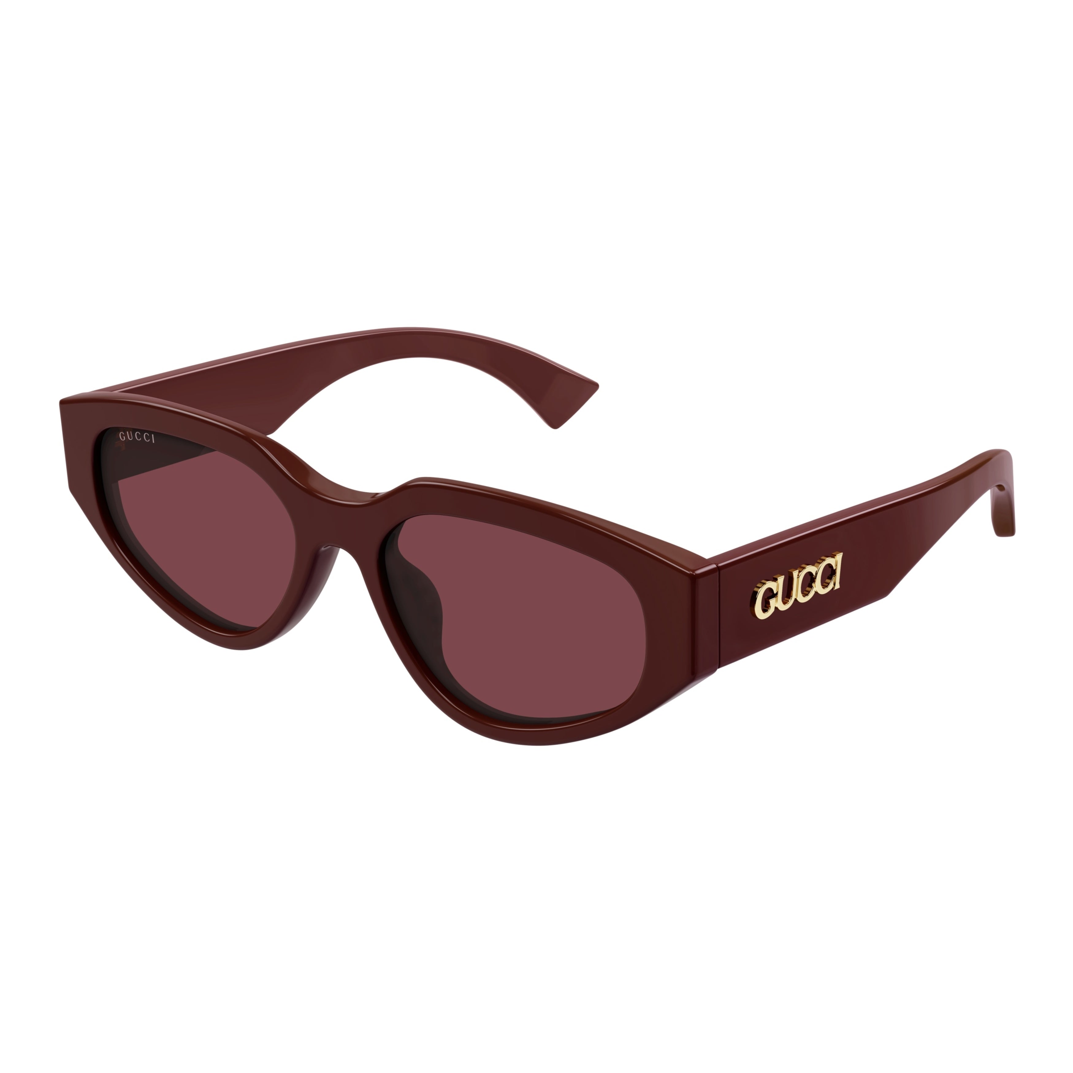 Gg1845sa Cat-Eye Sunglasses in Deep Burgundy