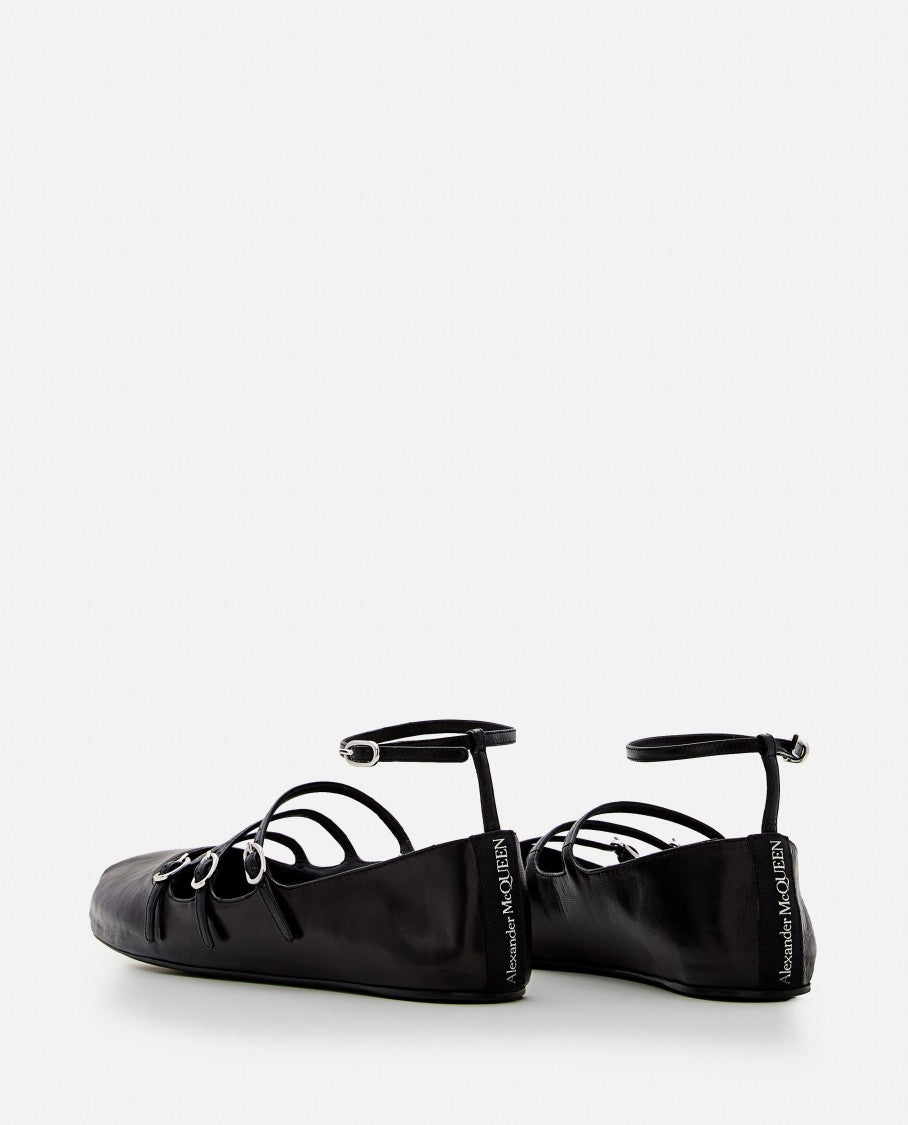 Leather Ballerina Flat