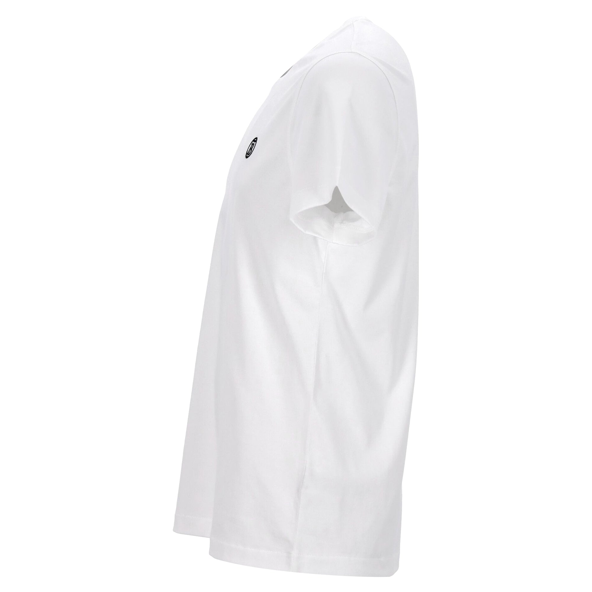 T-shirt z haftowanym monogramem z bawełnianego dżerseju organicznego