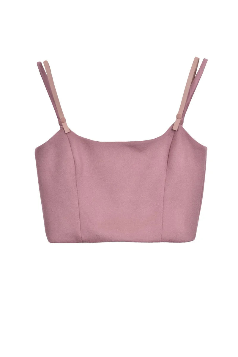 Pepaia Wool Cashmere Top - Antique Pink