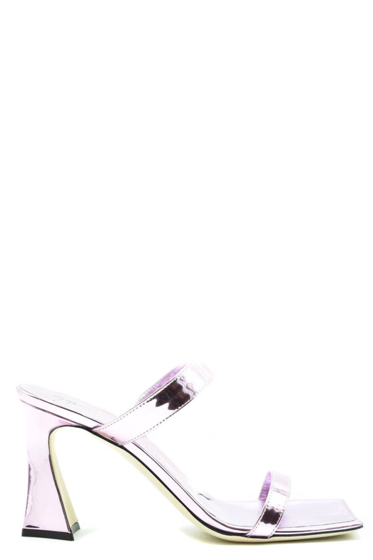 Pink Leather Sandals