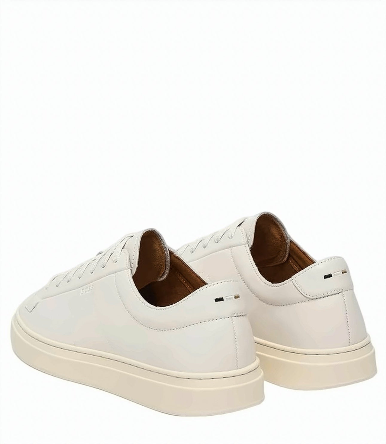 Kieran White Lace Up Sneakers
