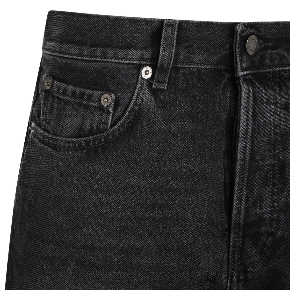 High-Waisted Wide-Leg Jeans with Vintage Wash