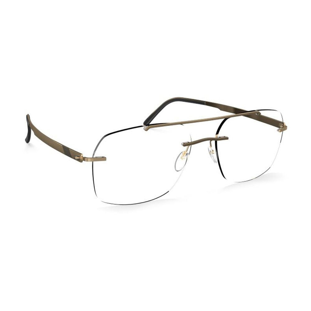 5558/La Rimless Rectangular Eyeglasses