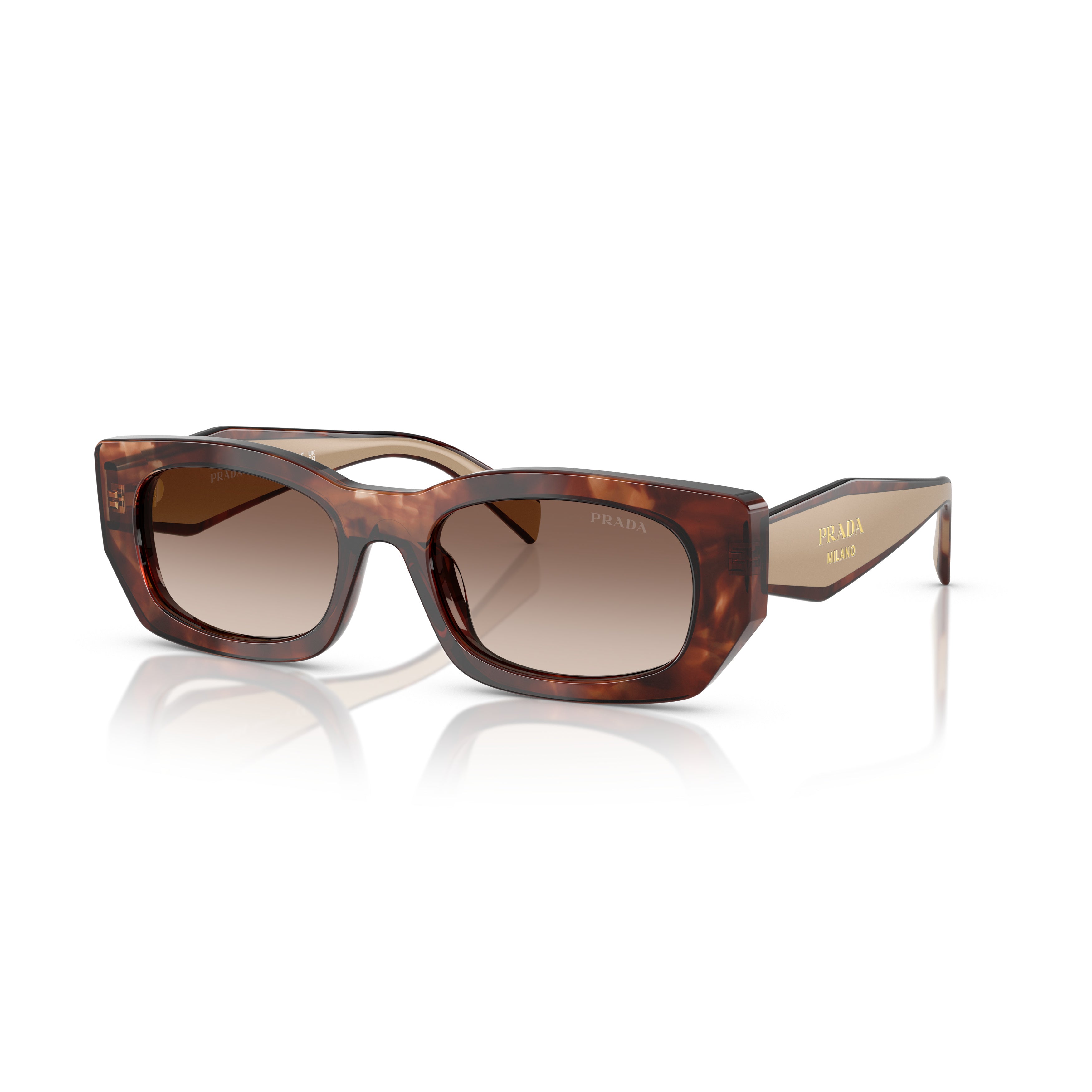 0pr B05s Tortoiseshell Acetate Rectangular Sunglasses