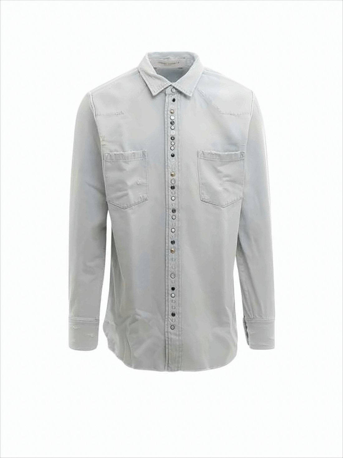 Hammered Stud Denim Shirt