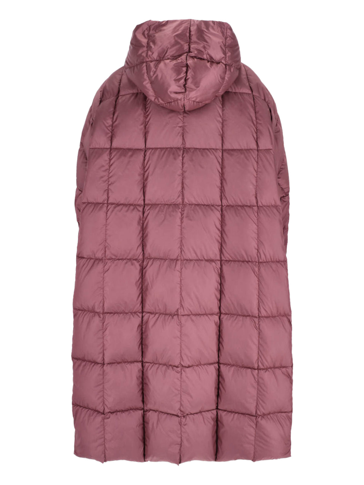"Pyramid Leon" Maxi Puffer Jacket – Purple