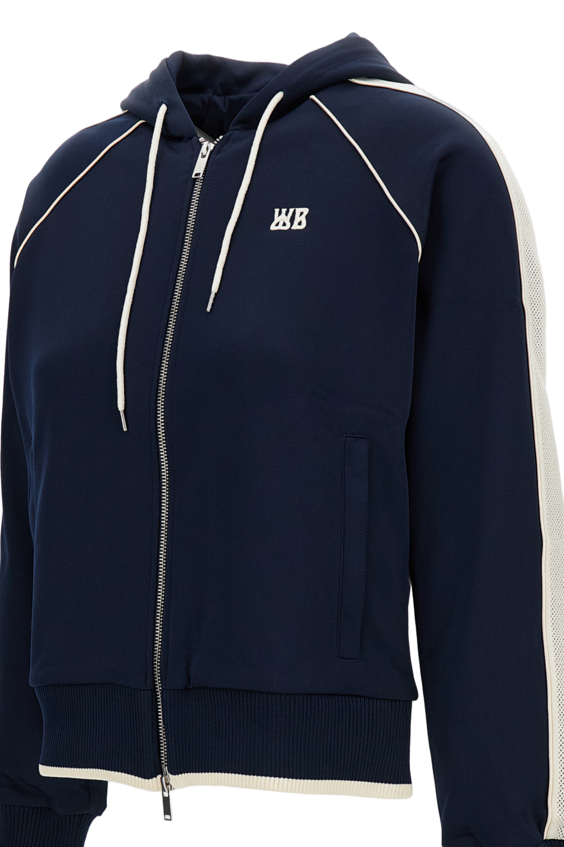 Anthem Blue Cotton-Blend Hoodie