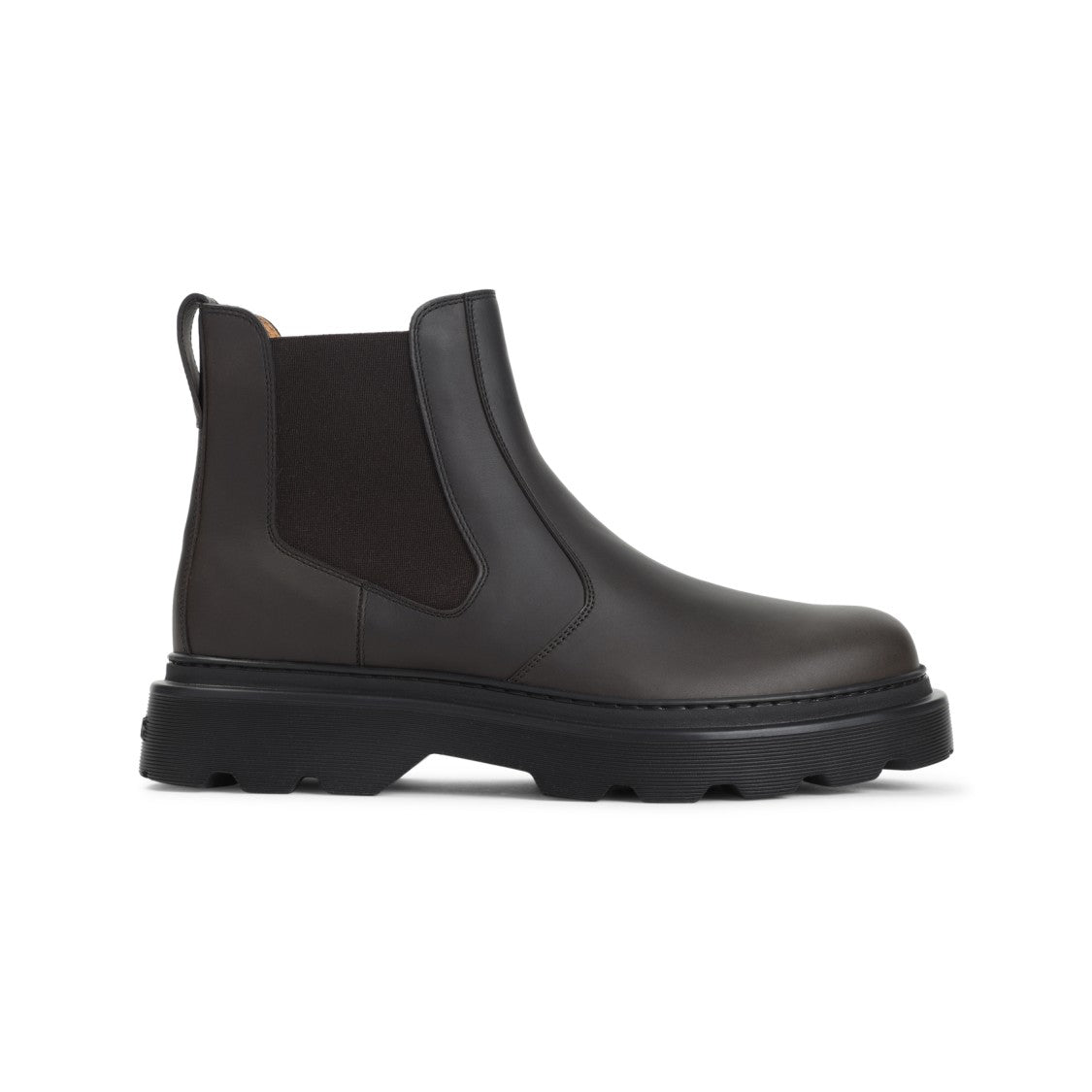 Black Leather Ankle Boots
