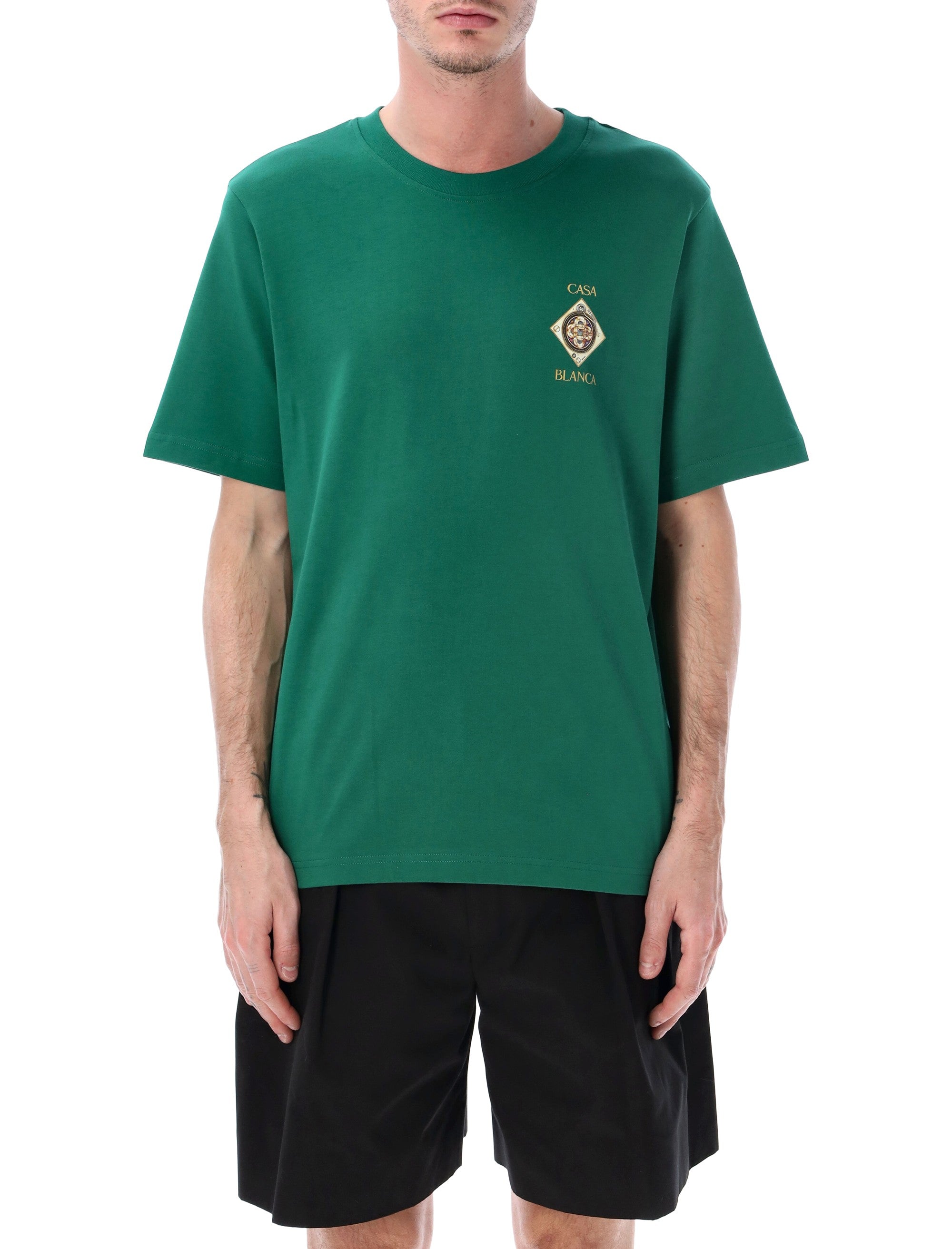 Plafond Orné De Musique Green T-Shirt