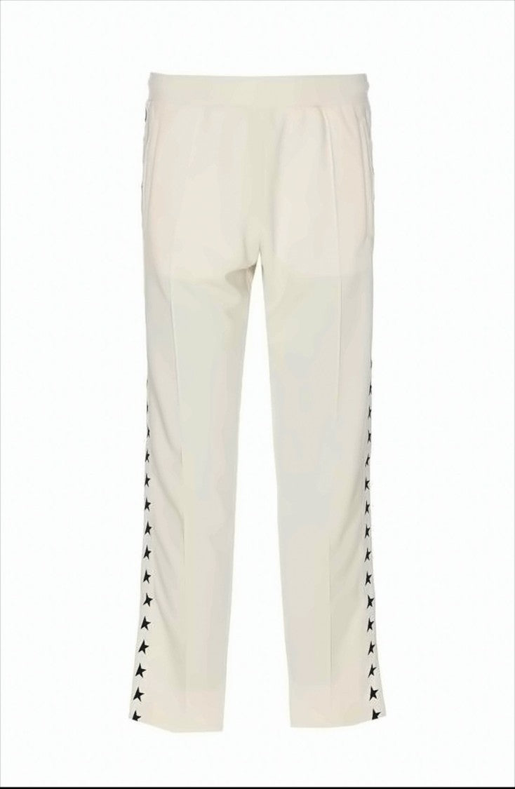 Relaxed Fit Jogger Pants with Distinctive Star Pattern