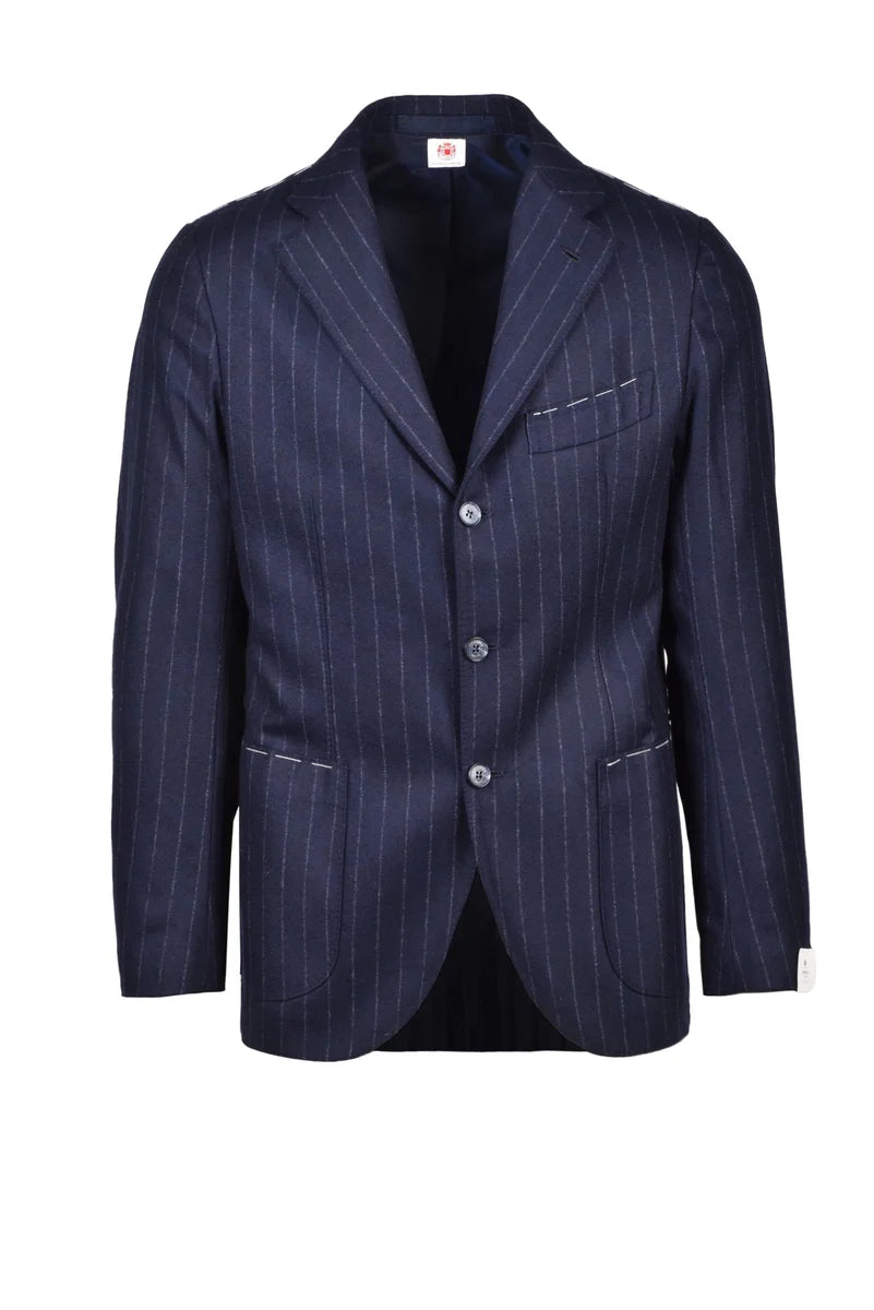 Virgin Wool Jacket - Blue