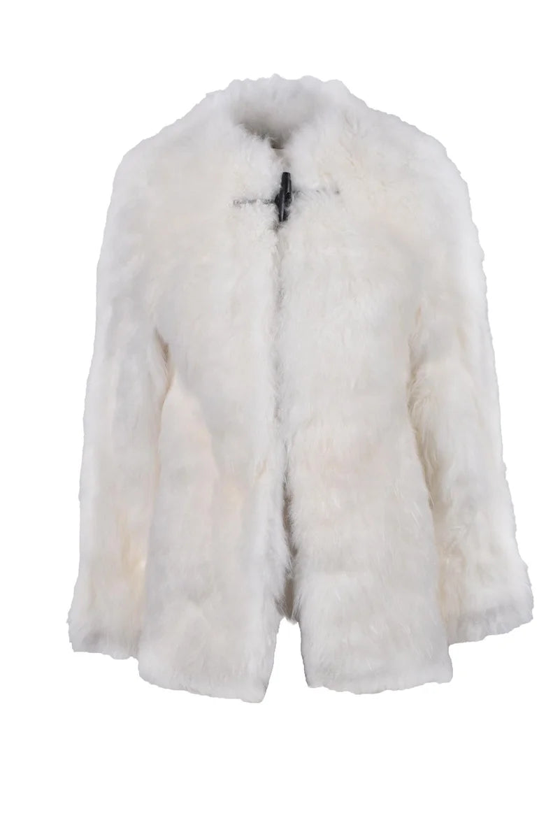 Goat Cashmere Fur - White