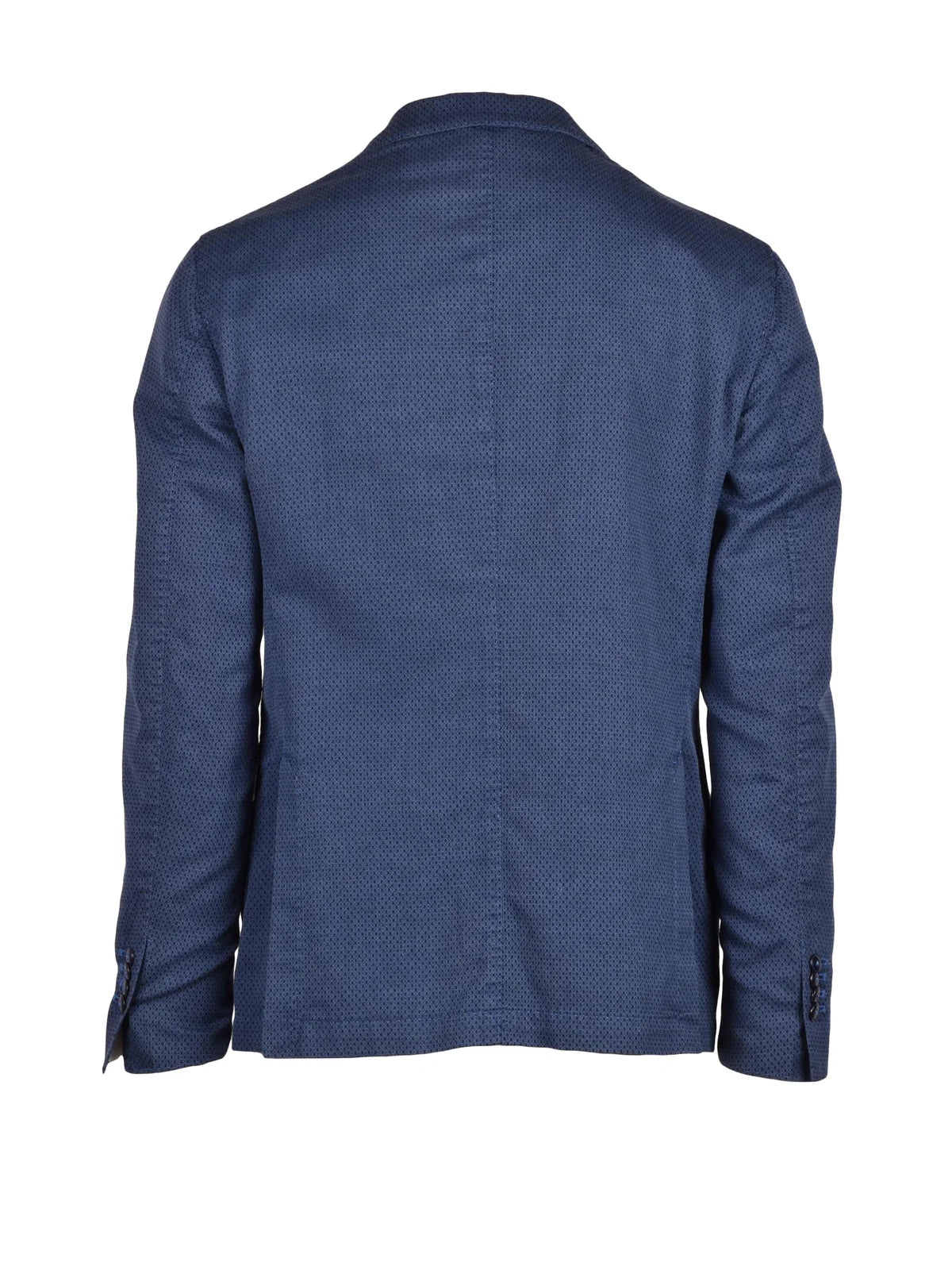 Cotton Linen Mohair Jacket - Blue