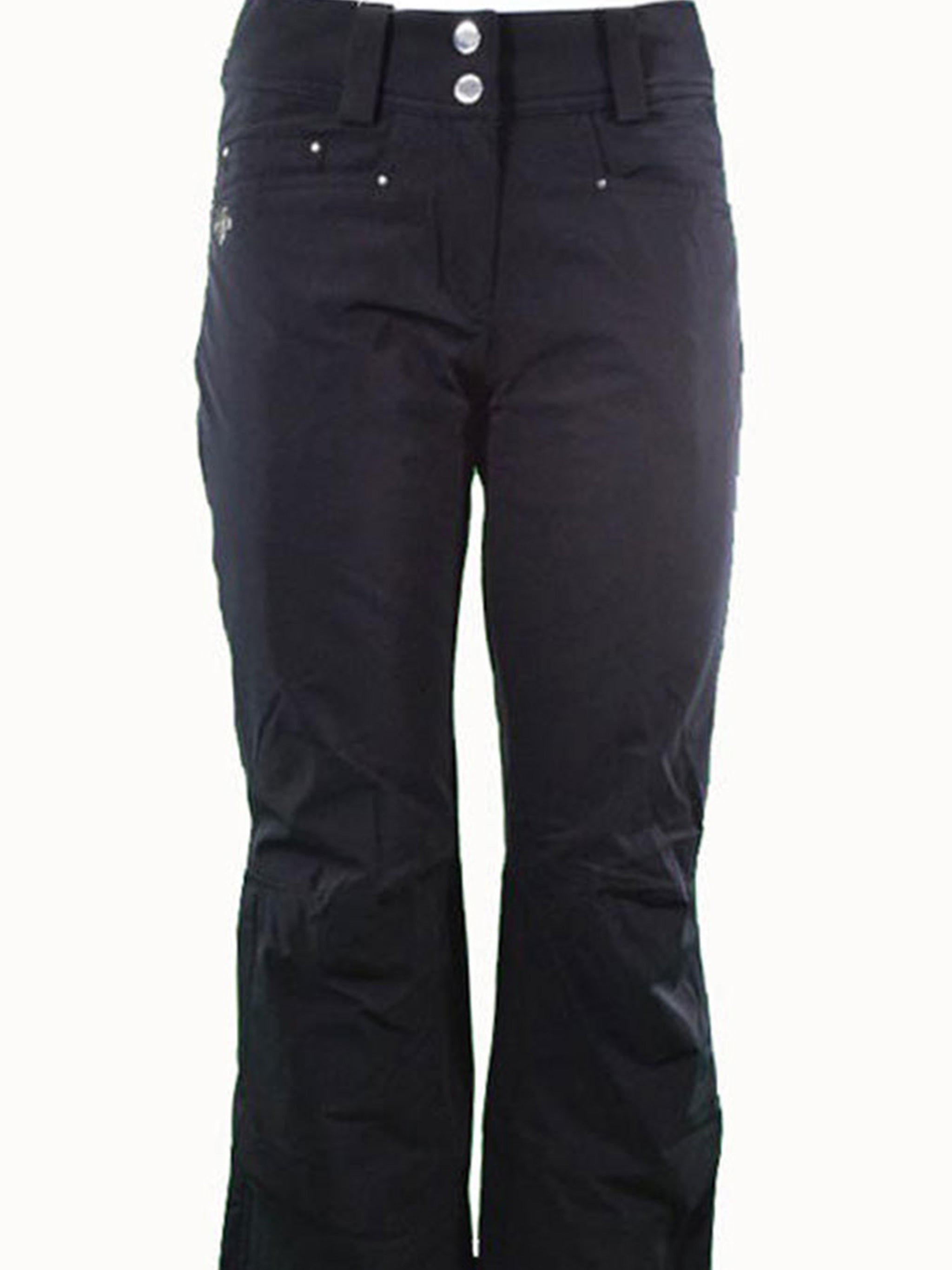 Selene 4Ws Wide-Fit Black Ski Pants