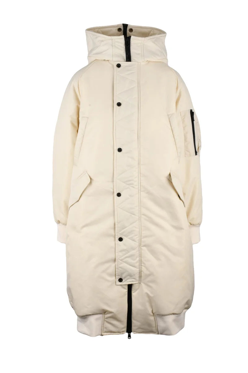 Padded Coat - White
