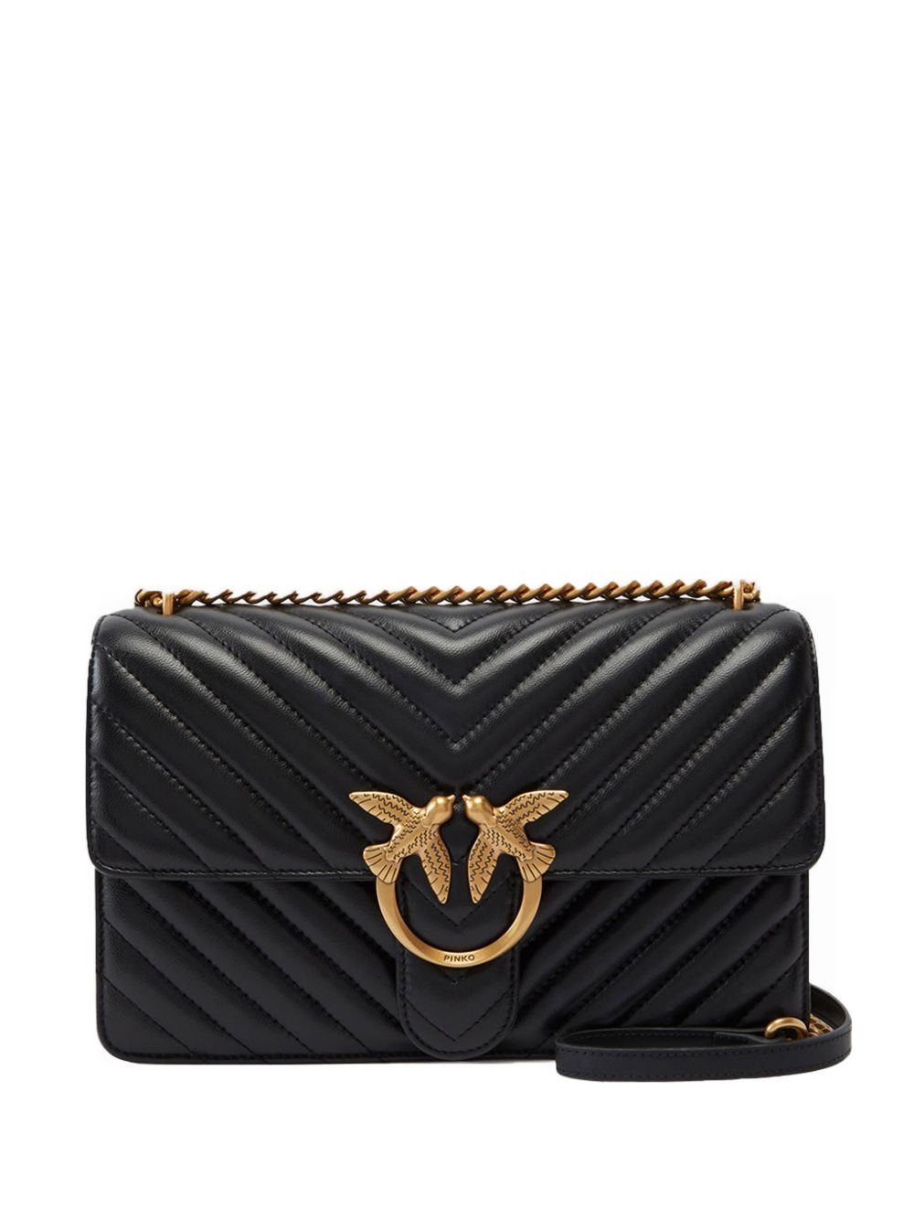 Chevron Quilted Leather Bag