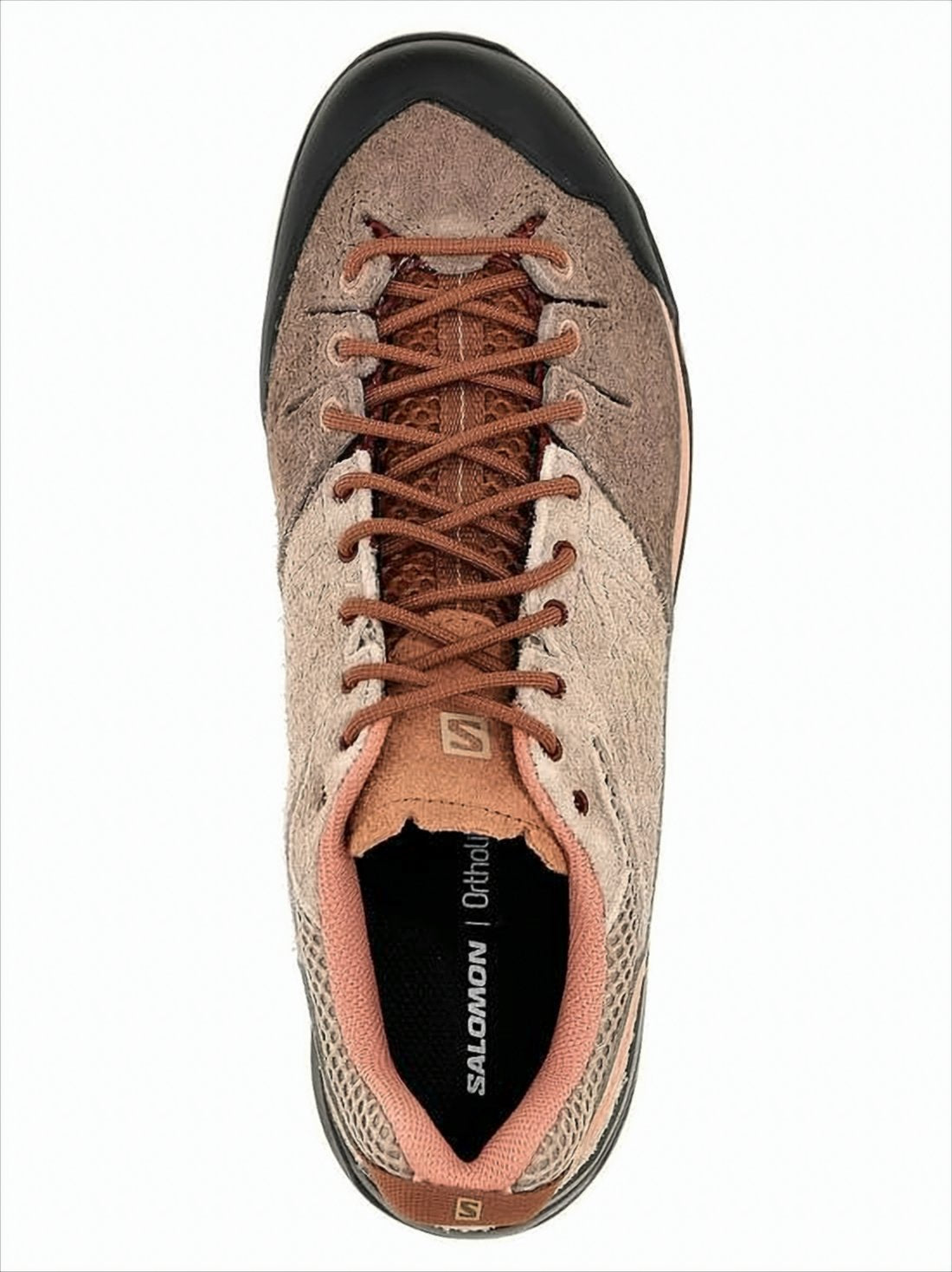 Layered Suede and Canvas Sneakers
