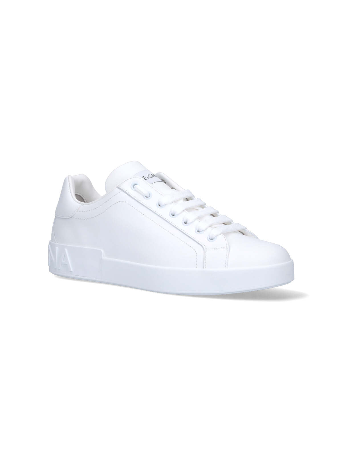 Low-Top Minimalist Sneakers With Embossed Branding