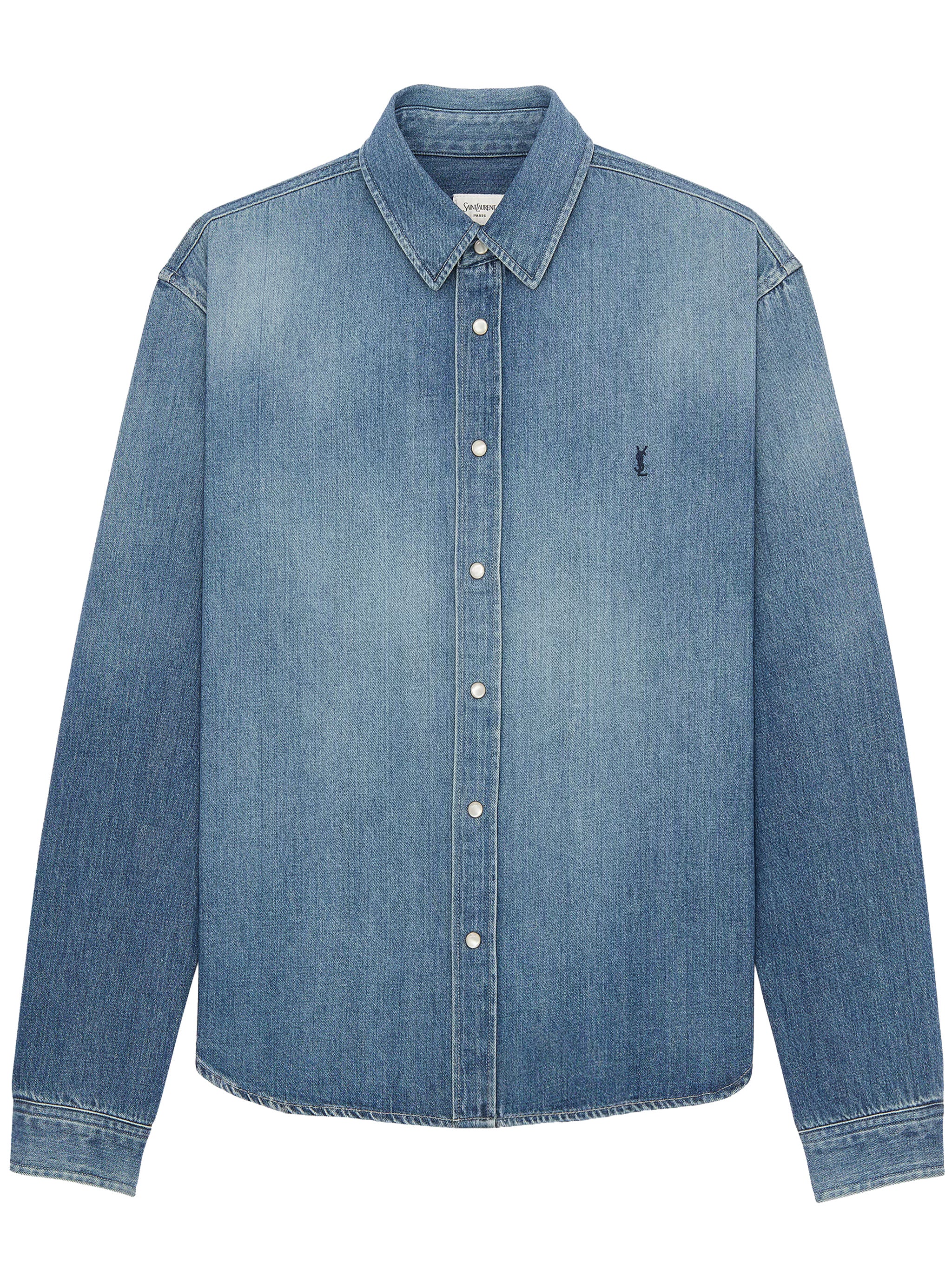 Light Blue Jeans Denim Shirt