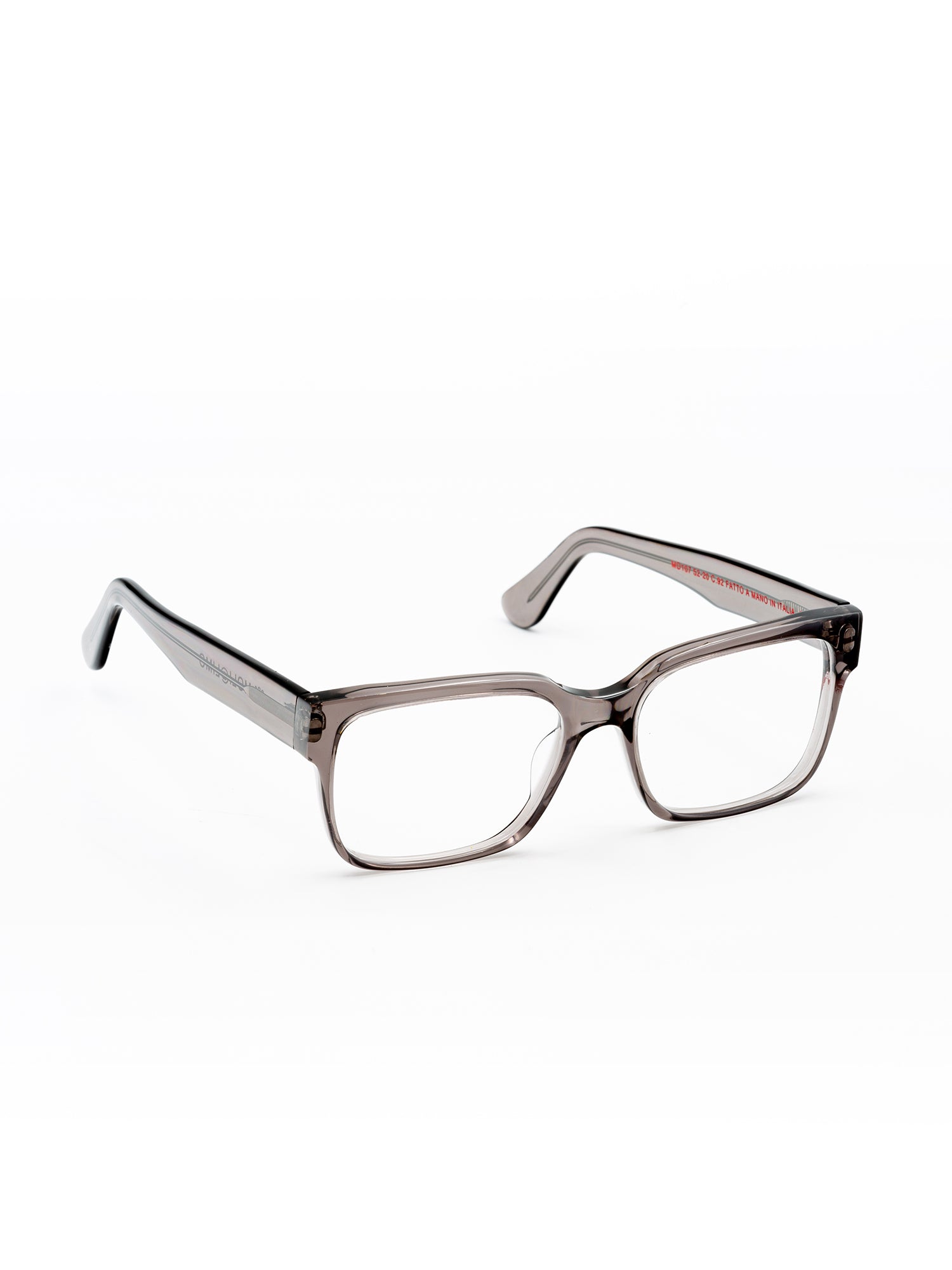 Grey Optical Frames with Rectangular Design and Enhanced Comfort